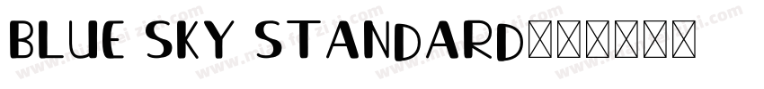 Blue Sky Standard字体转换